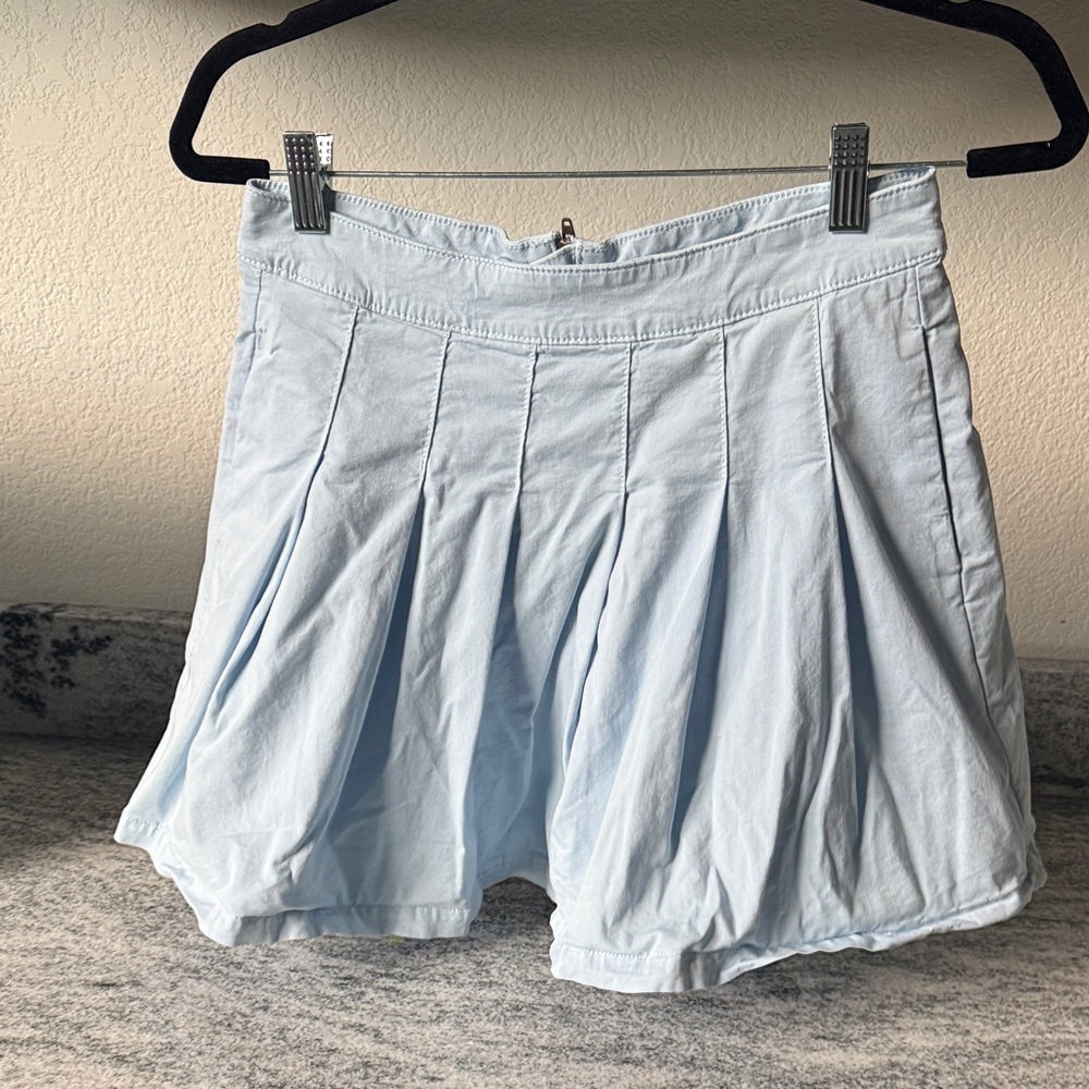 American Eagle Outfitters Light Blue High Waist Shorts